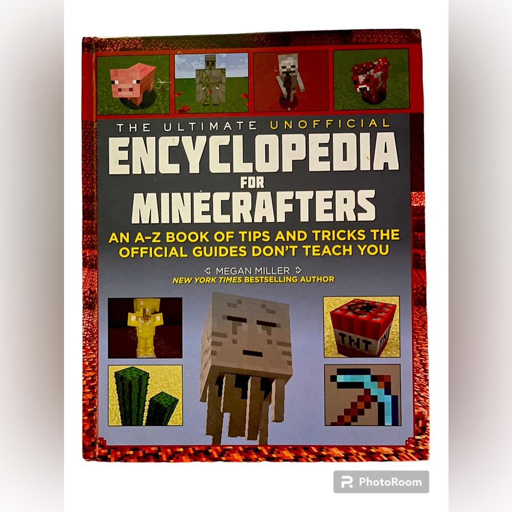 Minecraft encyclopedia book gaming /gamer VGUC